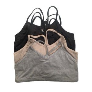 5 PACK - athleta & gap girls sports bras size 12/XL